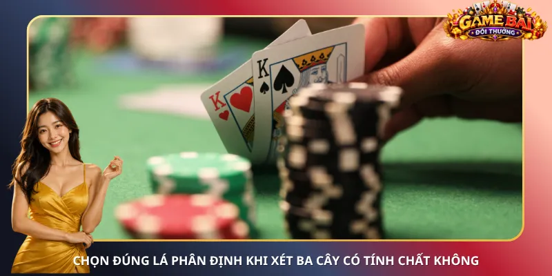Chọn đúng lá phân định khi xét Ba Cây có tính chất không