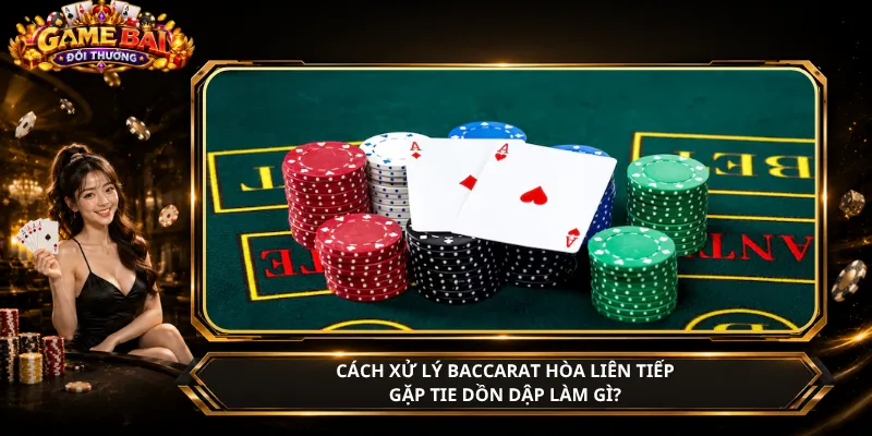 Cách Xử Lý Baccarat Hòa Liên Tiếp – Gặp Tie Dồn Dập Làm Gì?