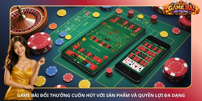 Game bài đổi thưởng cuốn hút với sản phẩm và quyền lợi đa dạng