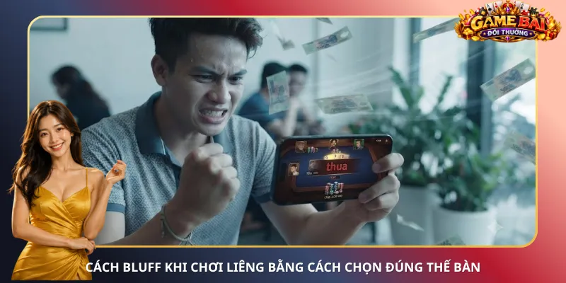 Cách bluff khi chơi Liêng bằng cách chọn đúng thế bàn