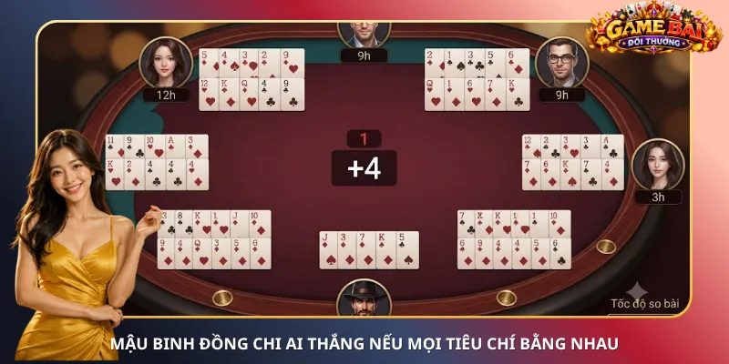 Mậu Binh đồng chi ai thắng nếu mọi tiêu chí bằng nhau