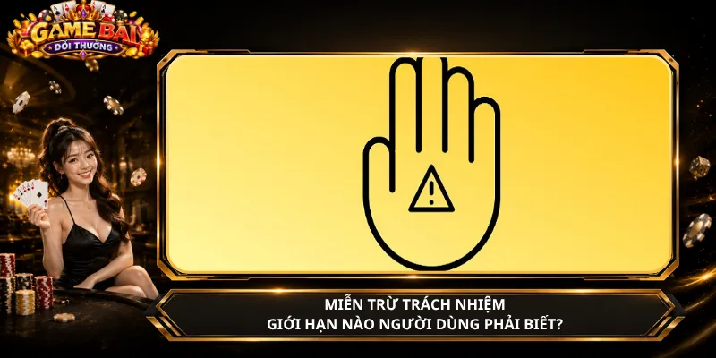 Miễn Trừ Trách Nhiệm – Giới Hạn Nào Người Dùng Phải Biết?