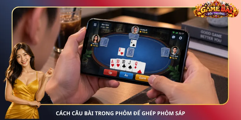 Giữ cạ hai đầu khi dùng cách câu bài trong Phỏm