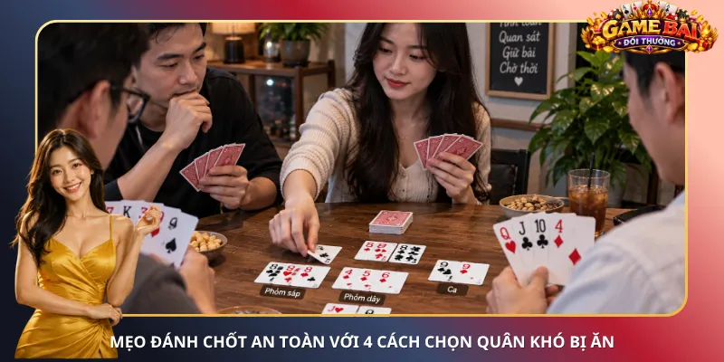 Mẹo đánh chốt an toàn với 4 cách chọn quân khó bị ăn
