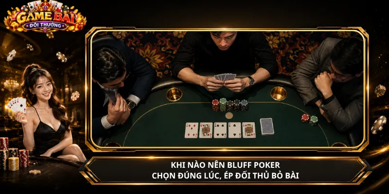 Khi Nào Nên Bluff Poker – Chọn Đúng Lúc, Ép Đối Thủ Bỏ Bài