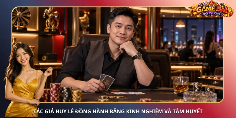Tác giả Huy Lê đồng hành bằng kinh nghiệm và tâm huyết