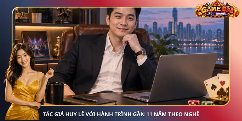 Tác giả Huy Lê với hành trình gần 11 năm theo nghề