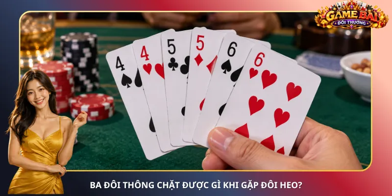 Ba đôi thông chặt được gì khi gặp đôi Heo?