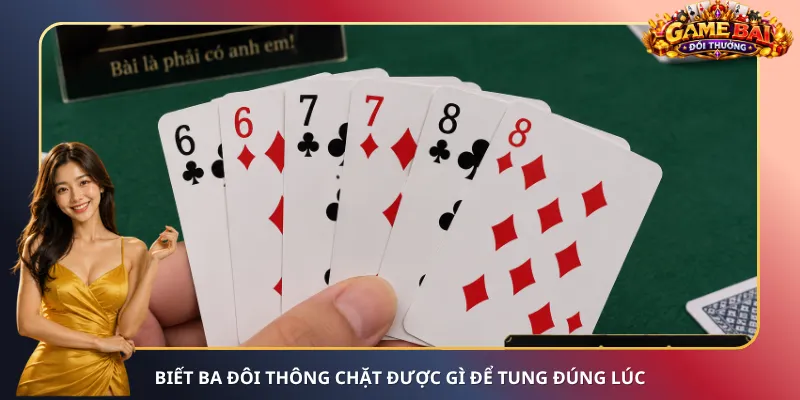 Biết ba đôi thông chặt được gì để tung đúng lúc