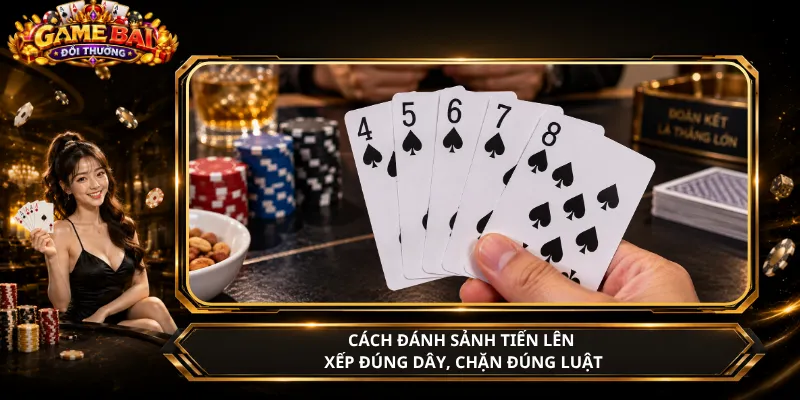 Cách Đánh Sảnh Tiến Lên – Xếp Đúng Dây, Chặn Đúng Luật