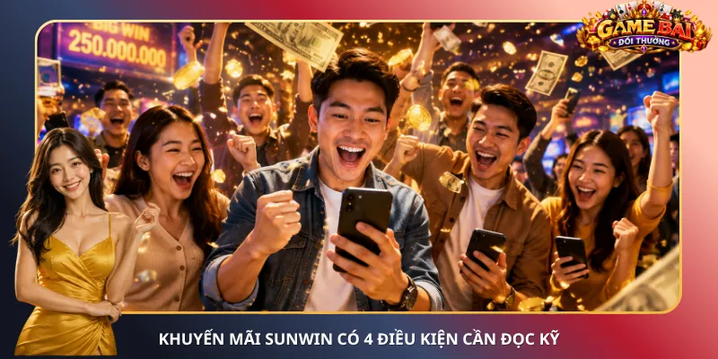 Khuyến mãi Sunwin có 4 điều kiện cần đọc kỹ