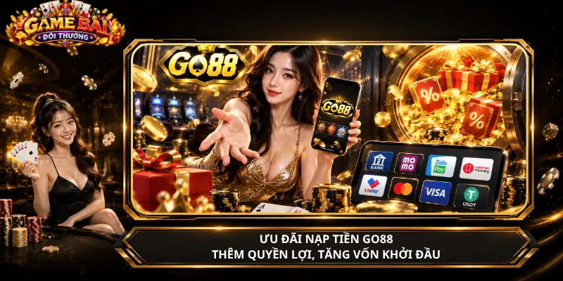 Ưu Đãi Nạp Tiền Go88 – Thêm Quyền Lợi, Tăng Vốn Khởi Đầu