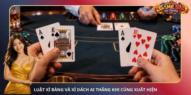 Luật Xì Bàng và Xì Dách ai thắng khi cùng xuất hiện